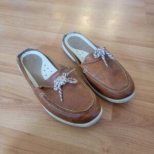 Crocs Slip On Mules Deck Boat Shoes Women's Size 8